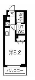 ルゼール新綱島 403 間取り図