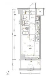 Log横浜伊勢町 (ログ横浜伊勢町) 6階 間取り図
