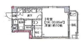 マークス横濱浅間町 503 間取り図