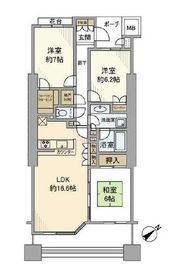 ヨコハマタワーリングスクエア 2階 間取り図