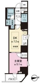 サンウッドフラッツ新宿四谷三丁目 10階 間取り図