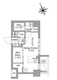 コンフォリア東葛西 411 間取り図