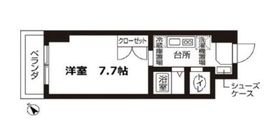 ローズウッド・ハイツ門前仲町 1301 間取り図