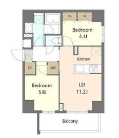 S-RESIDENCE板橋大山brim (エスレジデンス板橋大山ブリム) 302 間取り図