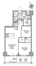 コンフォリア東葛西 407 間取り図