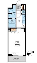 パシフィックコート目黒南 109 間取り図