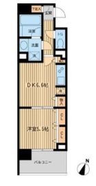 ドゥーエ横濱台町 204 間取り図