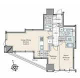 三田ガーデンヒルズ NORTH HILL 13階 間取り図