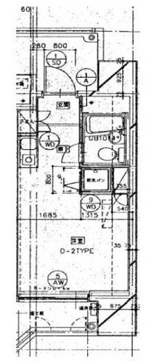 マイキャッスル渋谷JP 4階 間取り図