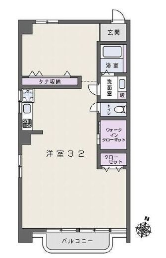 シャンボール松濤 7階 間取り図