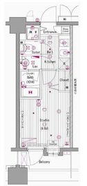 グランド・ガーラ横濱元町 7階 間取り図