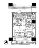 HARUMI FLAG SKYDUO SUN VILLAGE (晴海フラッグ スカイデュオ サンヴィレッジ) 20階 間取り図