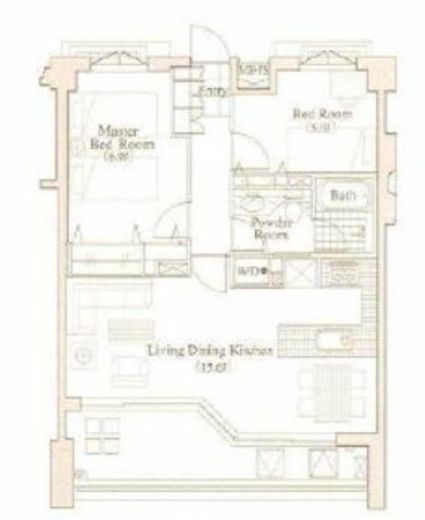 ラナイヘリテイジ 217 間取り図