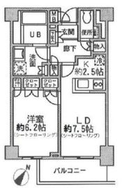 ファインステージ新横浜 5階 間取り図