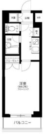 パレステュディオ新宿パークサイド 12階 間取り図