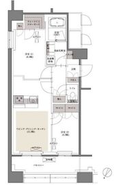 フォレストビュー護国寺 1001 間取り図