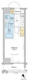 プラウドフラット清澄通り 512 間取り図