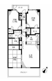 ザ・レジデンス東京イーストレジデンス 7階 間取り図
