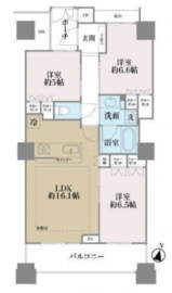 ヴィナシス金町タワーレジデンス 21階 間取り図