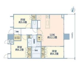 パークタワー横濱ポートサイド 29階 間取り図