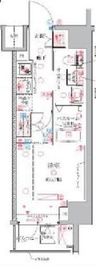 クレヴィスタ横浜関内 9階 間取り図