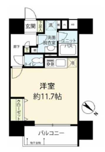 サンクレイドル横濱 2階 間取り図