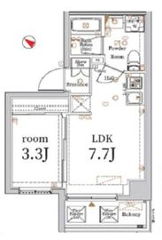 ログ代々木 303 間取り図