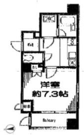 エクセレント三越前 11階 間取り図