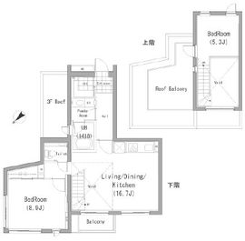 ル・シヤージュ神宮前 301 間取り図