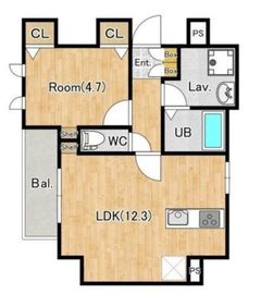 (仮称)ジーグランデ千歳 401 間取り図