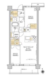 グレーシアフィットいずみ野 102 間取り図