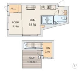 コートモデリア広尾Tokyo 501 間取り図