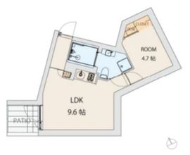 コートモデリア広尾Tokyo 003 間取り図
