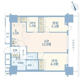 THE TOWER JUJO (ザ・タワー十条) 20階 間取り図