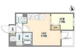 ウェルスクエア新宿戸山 405 間取り図