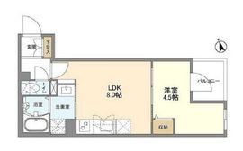 ウェルスクエア新宿戸山 406 間取り図