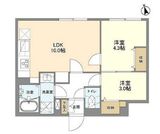 ウェルスクエア新宿戸山 401 間取り図