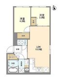 ウェルスクエア新宿戸山 302 間取り図