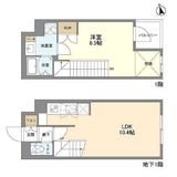 ウェルスクエア新宿戸山 104 間取り図