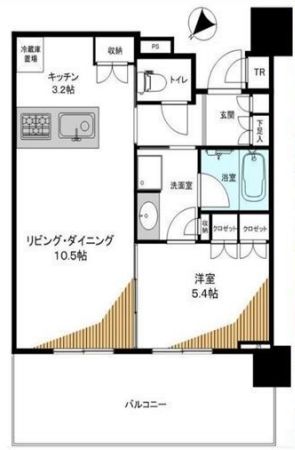 ブリリア有明シティタワー 9階 間取り図