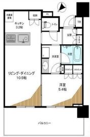 ブリリア有明シティタワー 9階 間取り図