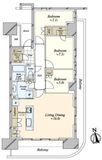 HARUMI FLAG PARK VILLAGE (晴海フラッグ パークヴィレッジ) 7階 間取り図