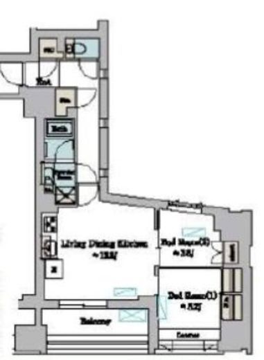 ブリリアイスト墨田曳舟 304 間取り図