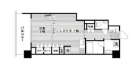 デュオステージ横濱天王町 6階 間取り図