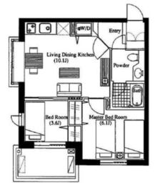 LANAI CLASSICO (ラナイクラシコ) 202 間取り図