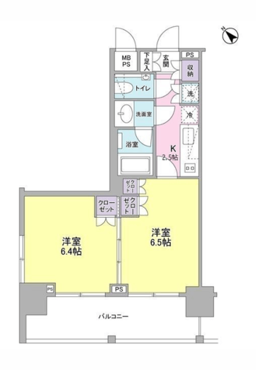 常盤レジデンシア荻窪 314 間取り図