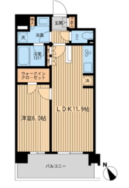 BLESS上池袋 (ブレス上池袋) 402 間取り図