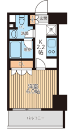 City Lux Tobe 813 間取り図