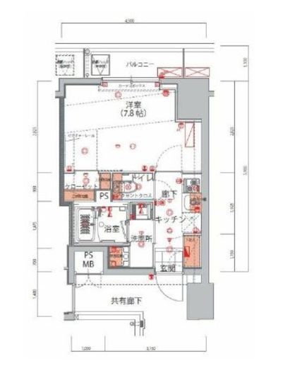 ハーモニーレジデンス大塚山手 12階 間取り図