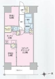 トラープランド翠命館 604 間取り図